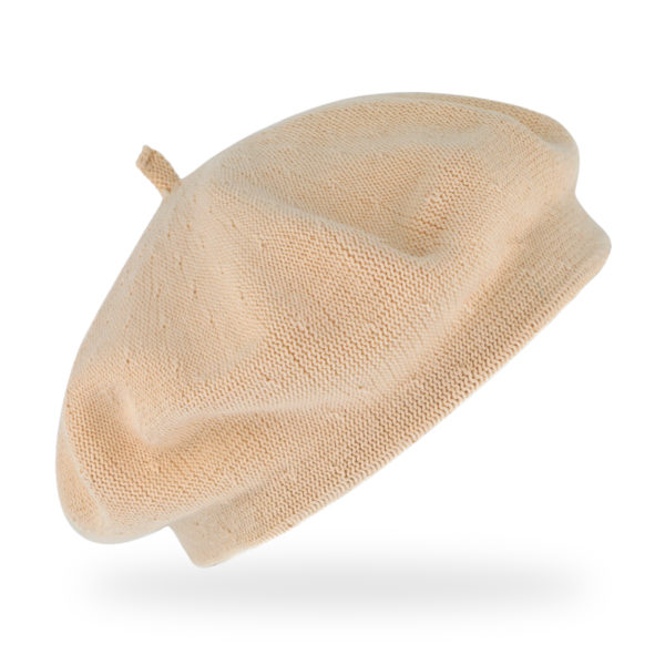 Baskenmütze Baumwolle Sommer - Beige