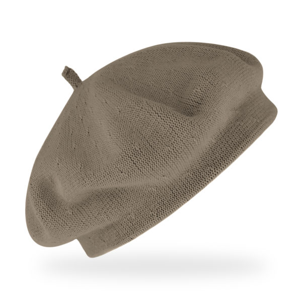 Baskenmütze Baumwolle Sommer - Taupe