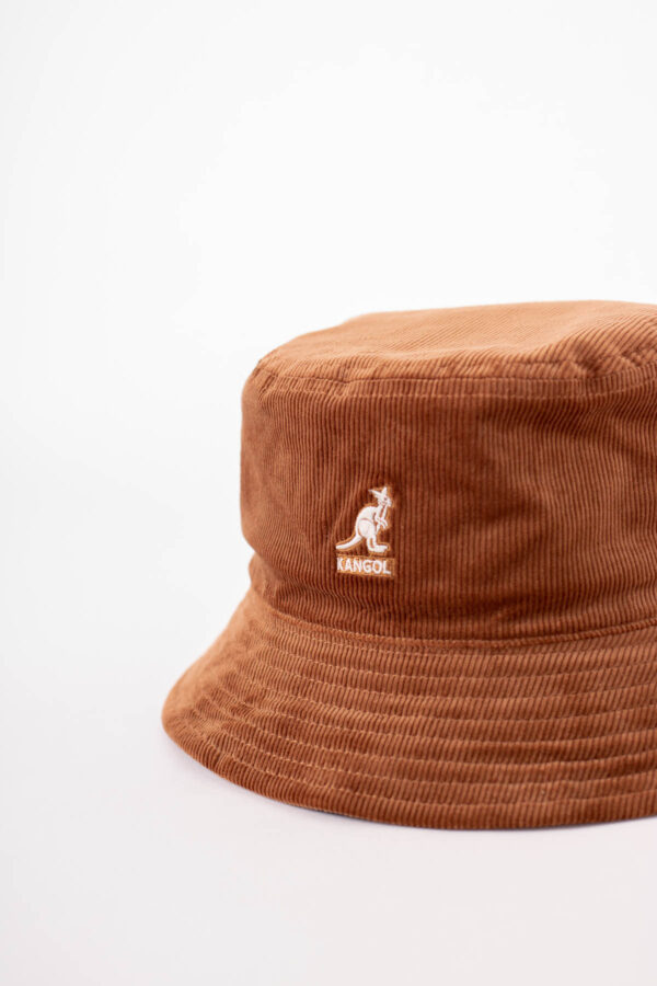 Kangol Cord Bucket hellbraun