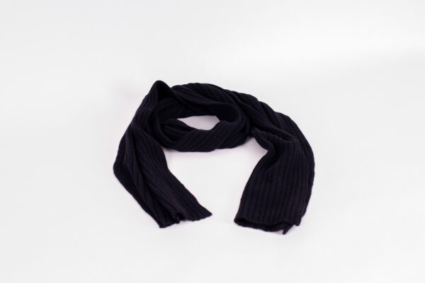Strickschal Kaschmir gerippt