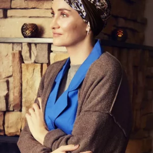 Turban Shakti Printed Autumn Blues