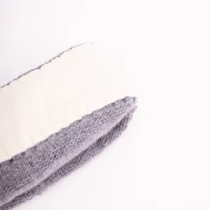 Grote Strickmütze mit Baumwollfleece