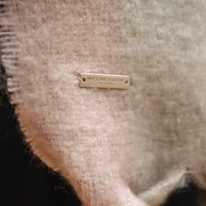 Bedacht Balsam Fake Fur Toque Seeberger gewebter Schal mit Karomuster