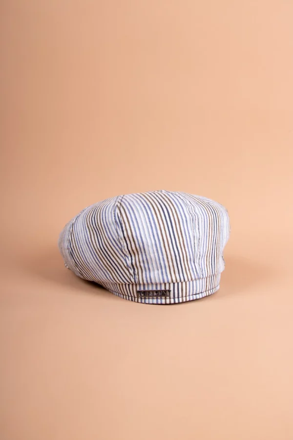 Stetson Hatteras Ballonmütze Linen Stripe