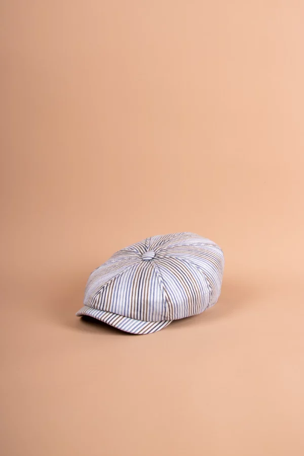 Stetson Hatteras Ballonmütze Linen Stripe