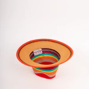Bedacht Fedora Strohhut multicolor