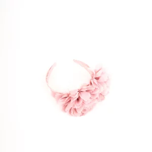 Fascinator mit Blumen und Schleier