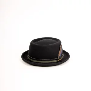 Stetson Pork Pie Woolfelt mit Entenfeder