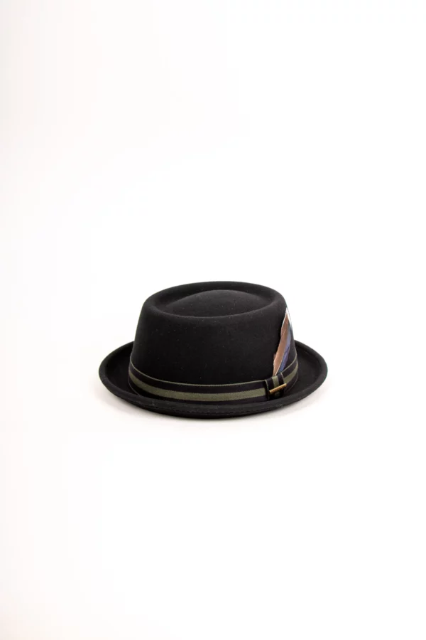 Stetson Pork Pie Woolfelt mit Entenfeder