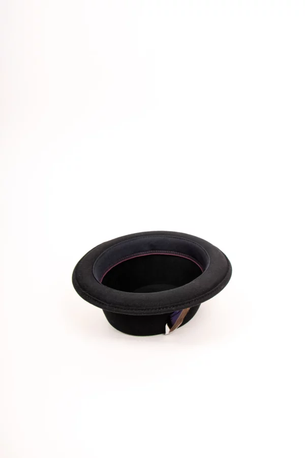 Stetson Pork Pie Woolfelt mit Entenfeder