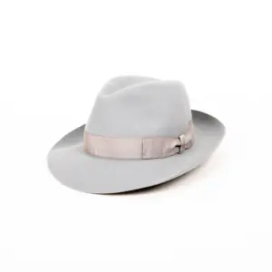 Borsalino Piuma 50 Gramm Silbergrau