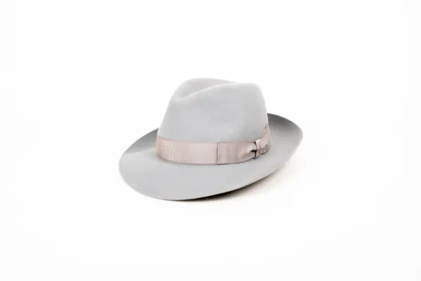Borsalino Piuma 50 Gramm Silbergrau