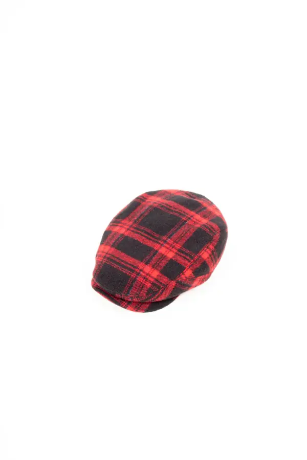 JJ Hats Driver Cap Wool Kariert