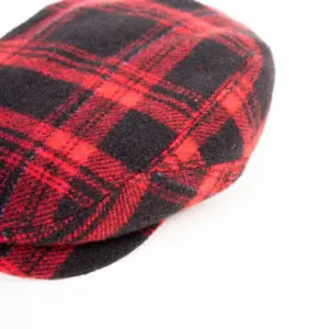JJ Hats Driver Cap Wool Kariert