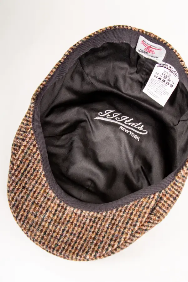 JJ Hats Duck Cap Harris Tweed