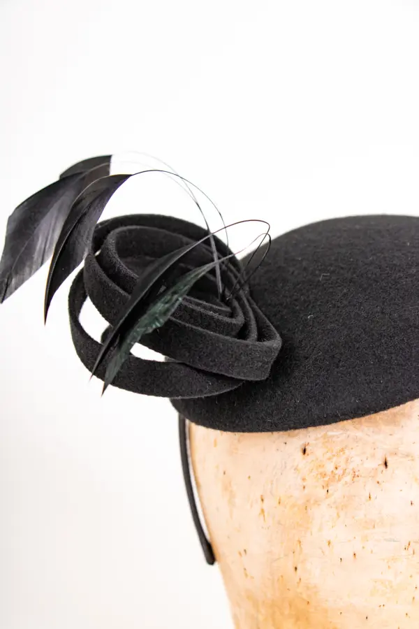 Fascinator Nightfever Wollfilz