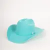 Bailey Lightning 4x Westernhut in Turquoise Ansicht vorne links