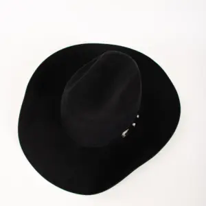 Bailey Luzerne Western Hat Schwarz aus der Vogelperspektive vorne links