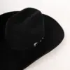 Bailey Luzerne Western Hat Schwarz Detail Hutband