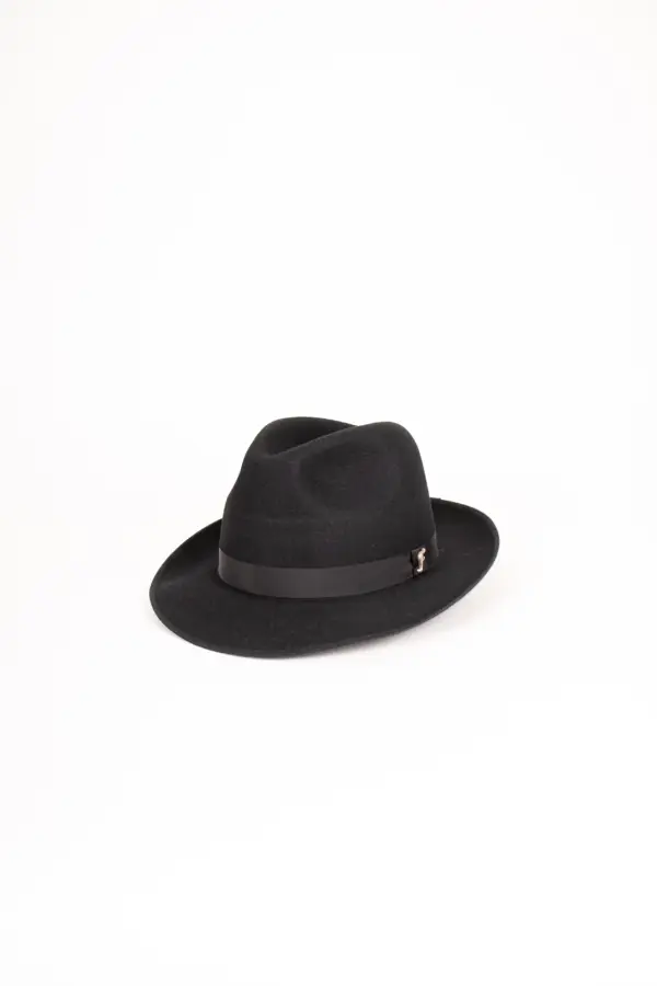 Fléchet Chazelle Fedora Haarfilz Schwarz