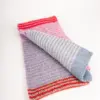 Grote Strickschal Wollmix bunt