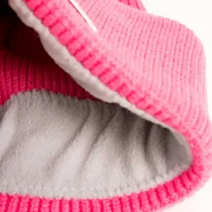 Seeberger Strickmütze Umschlag mit Futter