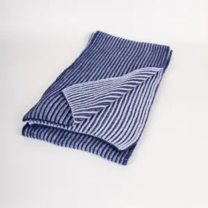 Grote Strickschal zweifarbig Extrafein