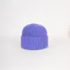 Grote Strickmütze zweifarbig mit Umschlag