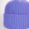 Grote Strickmütze zweifarbig mit Umschlag