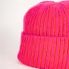 Grote Strickmütze zweifarbig mit Umschlag
