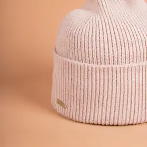 Seeberger Strickmütze Umschlag mit Futter