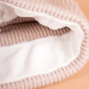 Seeberger Strickmütze Umschlag mit Futter