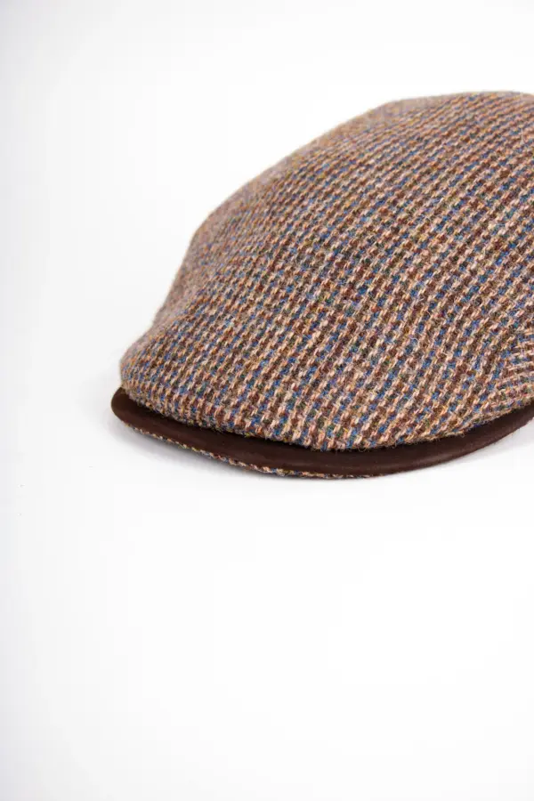 City Sport Luc Harris Tweed mit Leder