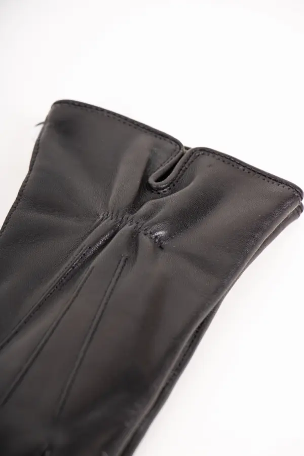 Szendelbacher Damen Lederhandschuh gerafft