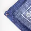 Hemley Seidentuch Paisley meliert Jeansblau