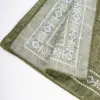 Hemley Seidentuch Paisley meliert Grün