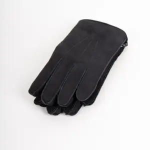 Szendelbacher Lammfell Handschuhe Schwarz
