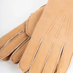 Szendelbacher Lammfell Handschuhe Camel