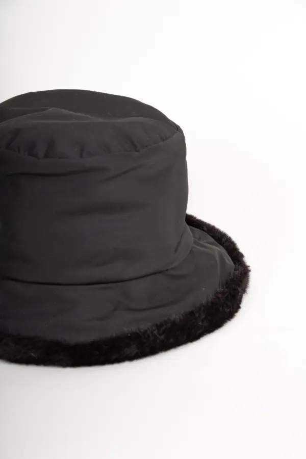 Grevi Regenhut mit Faux Fur Futter
