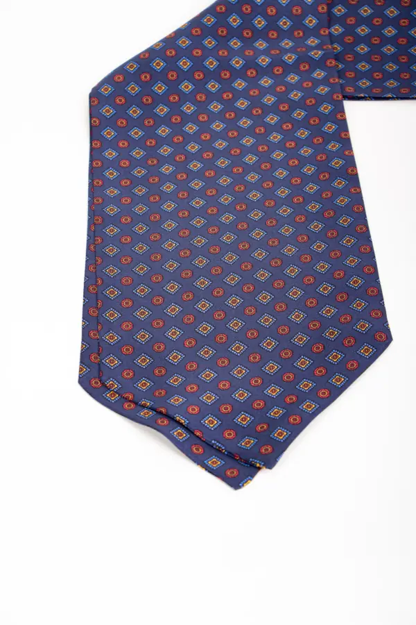 Hemley Krawattenschal blau gemustert