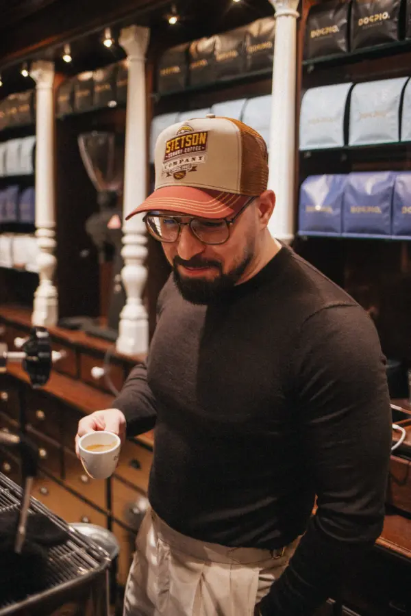 Stetson Trucker Cap Cowboy Coffee