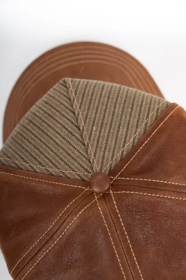 Stetson Retro Stripes Ledercap