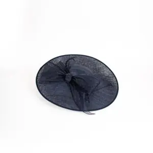 McBurn Sinamay Saucer Chiara mit Federn