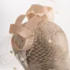 Fascinator mit Schleier und Federn