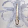 McBurn Clip Fascinator mit Federn Hellblau