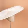 McBurn Sinamay Saucer Chiara mit Federn