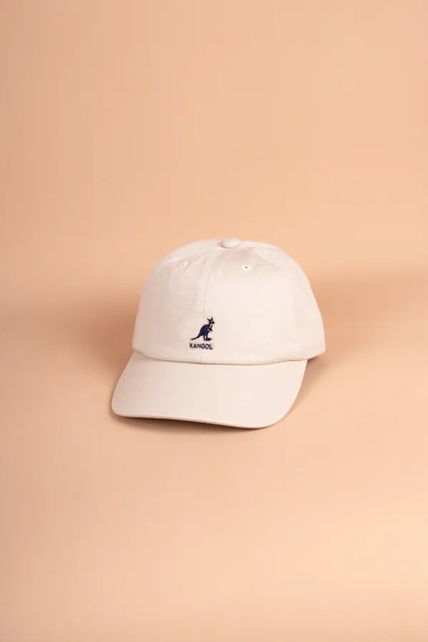 Kangol Washed Baseball Dad Cap Beige
