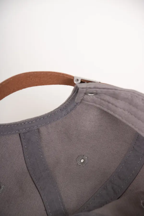 Kangol Washed Baseball Dad Cap Mattgrau