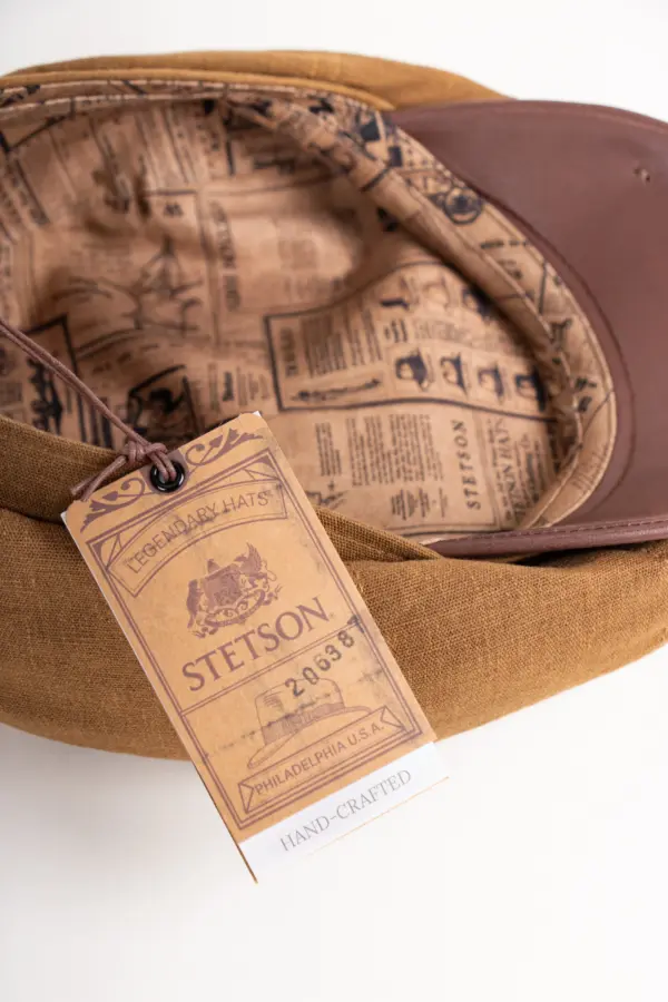 Stetson Hatteras Waxed Cotton/Linen