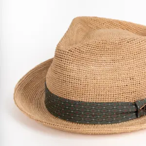JJ Hats Player Raffia Crochet